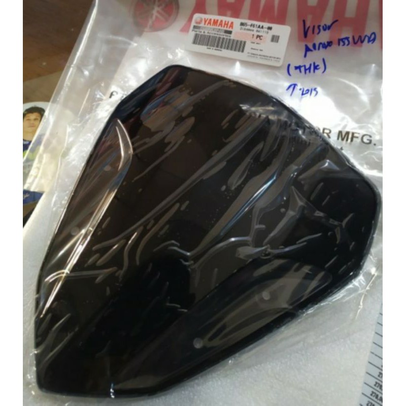 VISOR WINDSHIELD NEW AEROX 155 CONNECTED ASLI ORI YAMAHA B65 F61AA 00