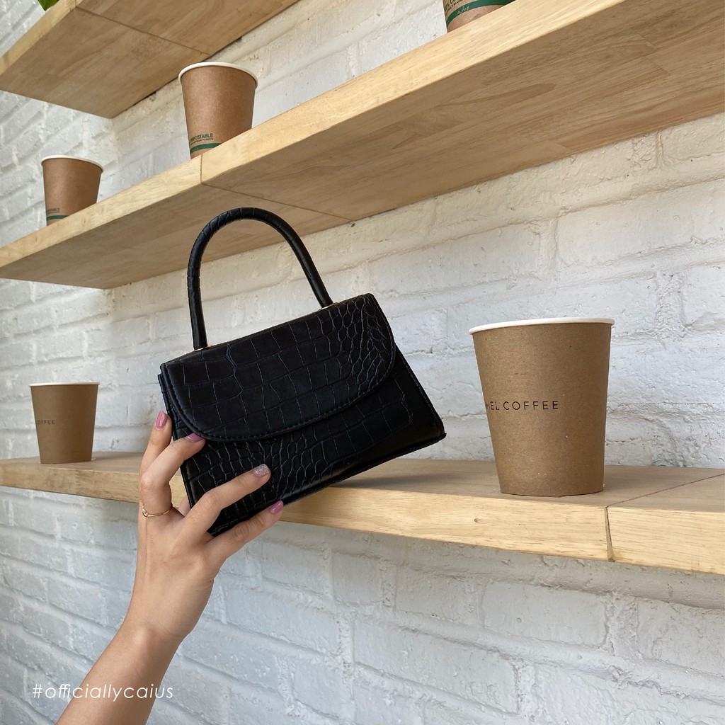 Vanessa Bag Black || Tas Korea Wanita