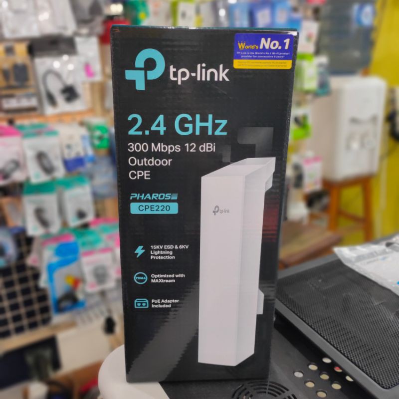 TP LINK CPE220 2.4 GHz 300Mbps 12 dBi outdoor CPE220 tplink Original Tplink CPE220 Original