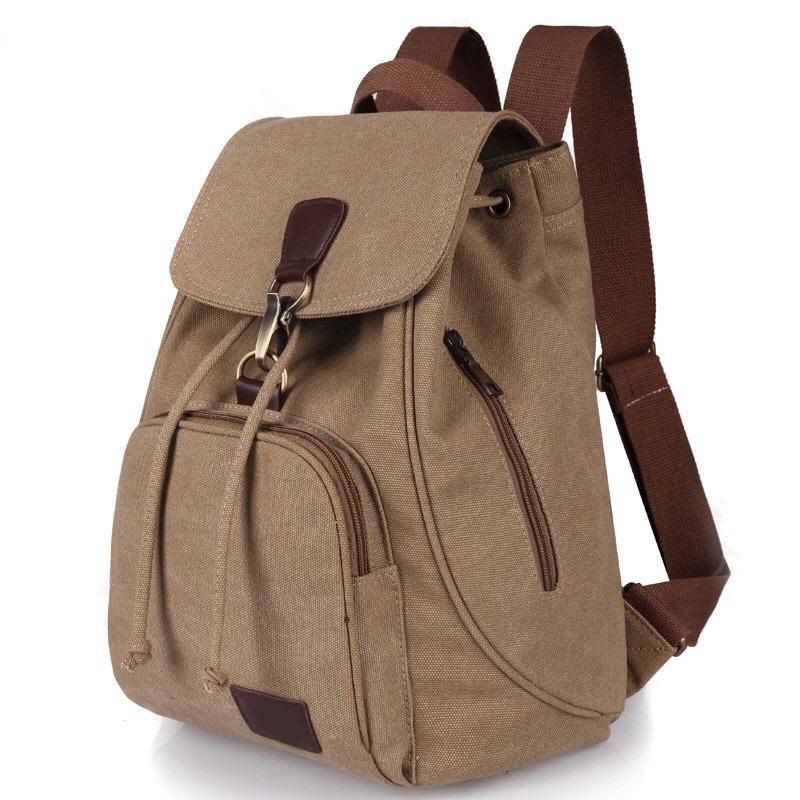 GHbag Klub New Arrival - Tas Ransel canvas IAC Backpack Up to 16 inch - Tas Ranse Tas Wanita Daypack