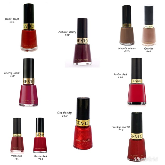 REVLON Enamel Nail Polish Part 1 / Kutek