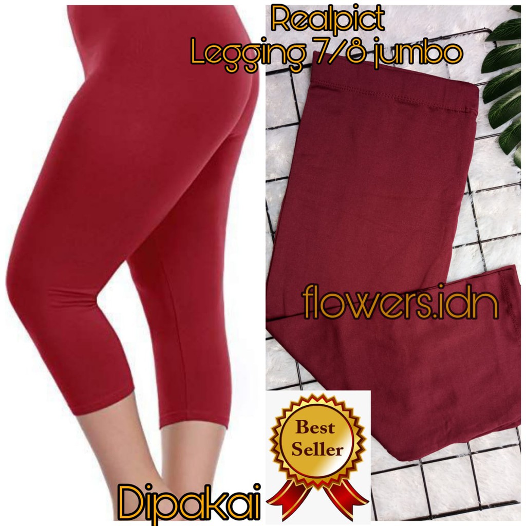 Celana Legging 3/4 Jumbo Lejing