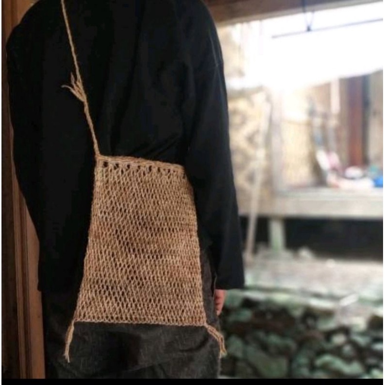 tas koja baduy original,tas anyaman tradisional asli baduy,tas baduy pria