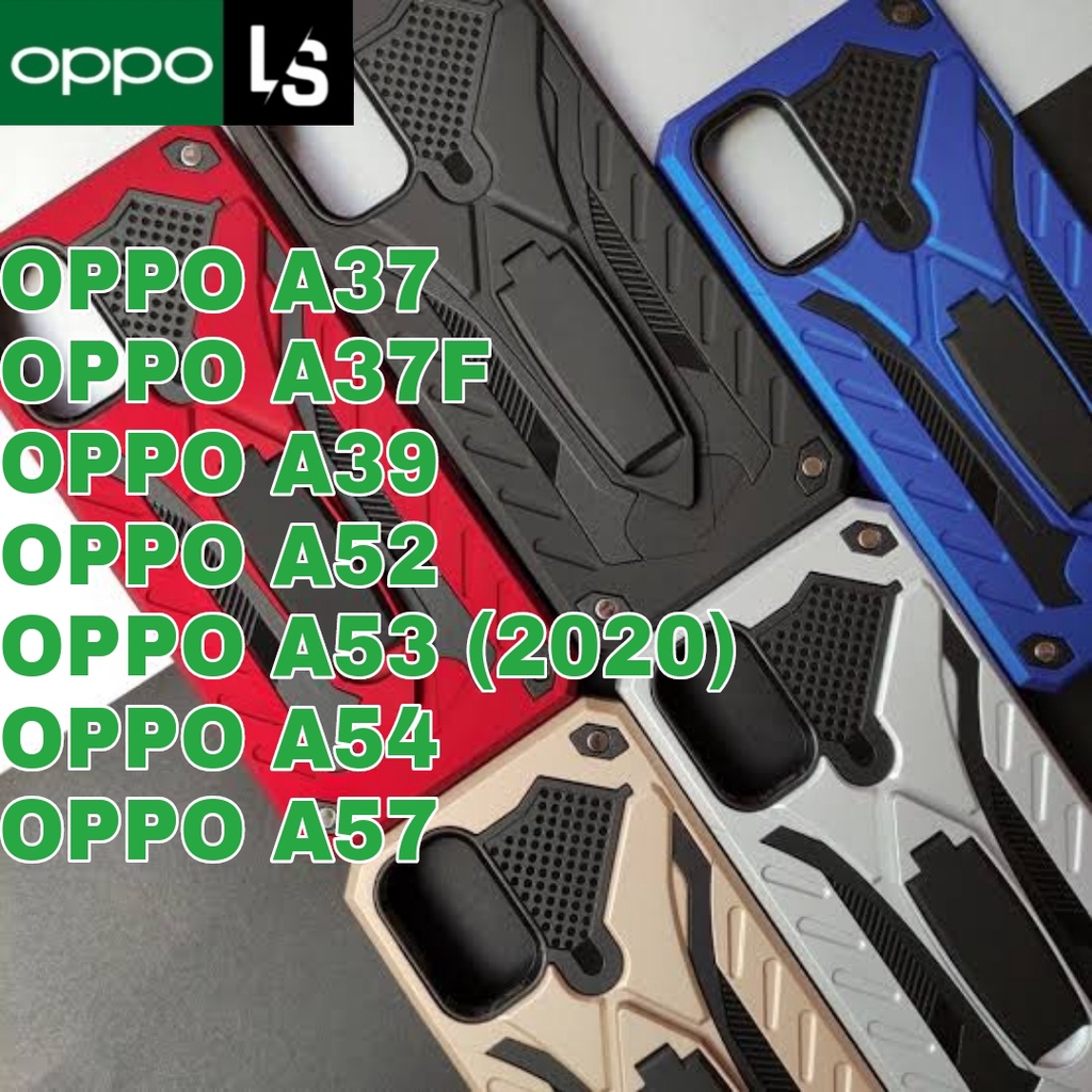 Hard Case Phantom Stand Cover Robot Transformers Kick Standing Case OPPO A37 OPPO A37F OPPO A39 OPPO A52 OPPO A53 2020 OPPO A54 OPPO A57