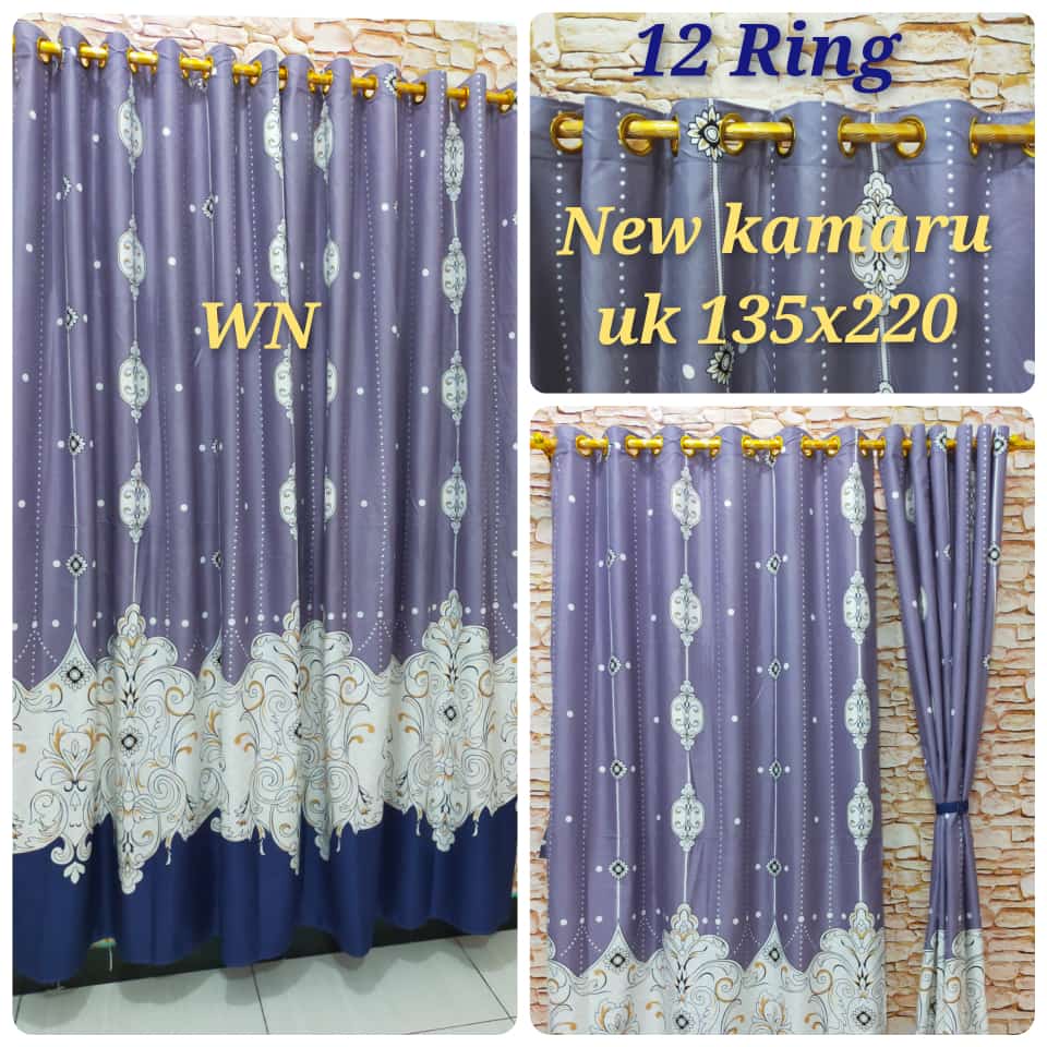 Waty grosir 2 motif sama warna beda smokring besar 12 ring uk 135x220 produksi sendiri