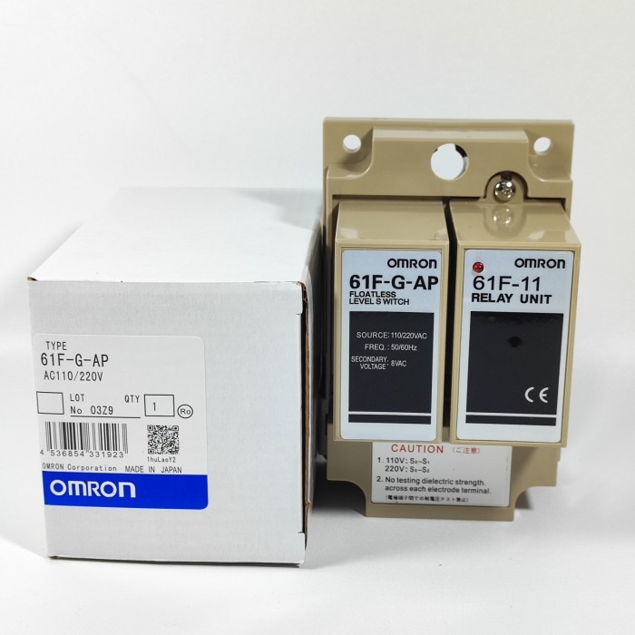 FLOATLESS LEVEL SWITCH WATER LEVEL CONTROL WLC 1 TANKI 61F-G-AP OMRON