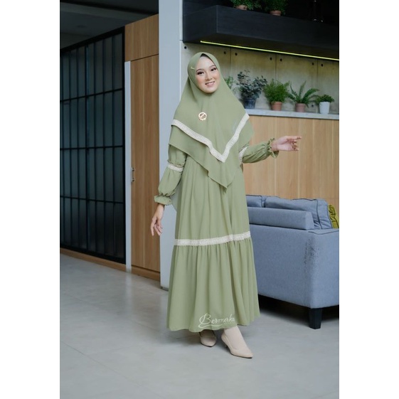 TERBARU GAMIS SET SYAR'I CERUTY EXCLUSIVE ORIGINAL BRAND BY BERMERKS SYAR'I