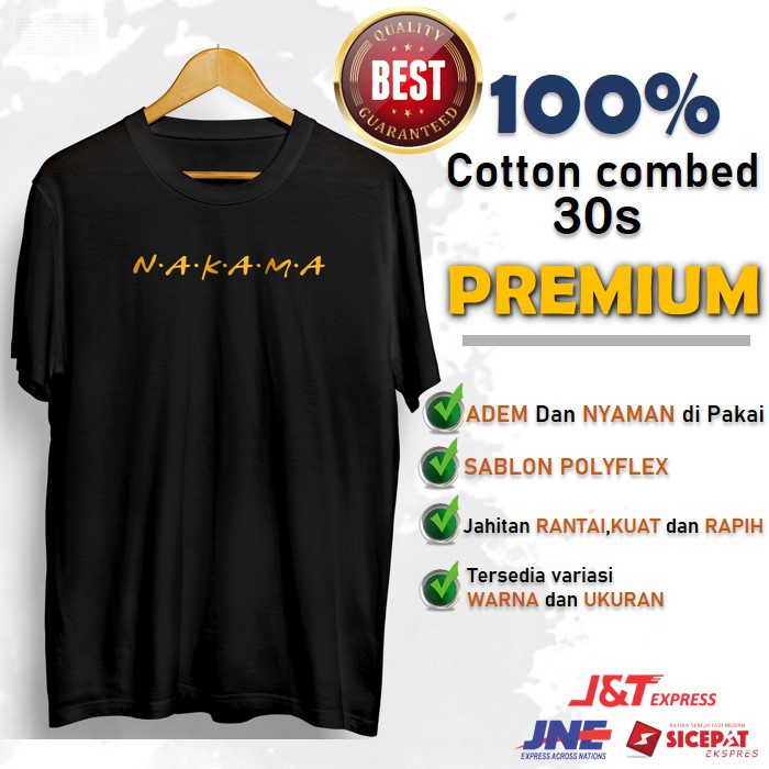 Kaos Tshirt Baju Pria Anime Distro Pria Nakama Distro Cowok Original