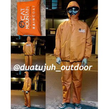 Raincoat tnf   jas hujan tnf   jas hujan gunung   jas hujan jaket dan celana   hijau army  not avte