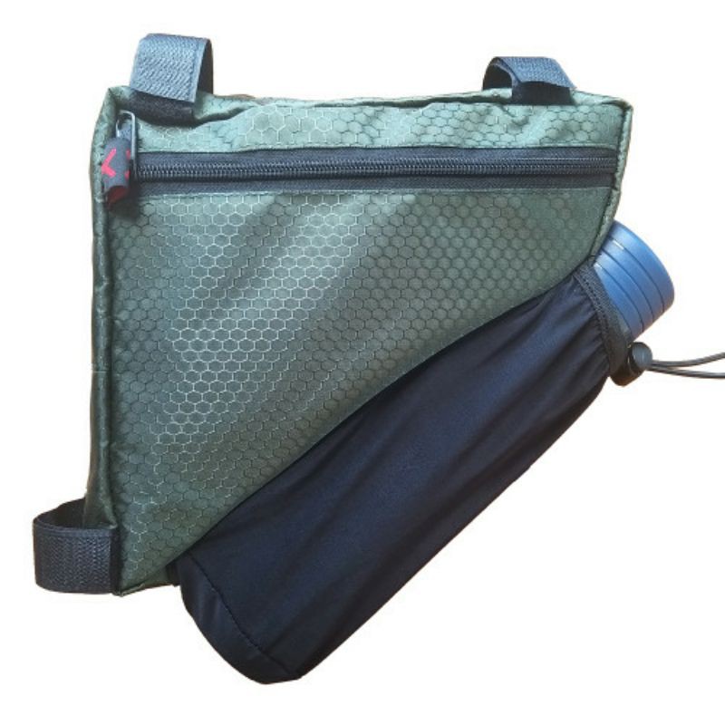 FAB-004AR Tas sepeda tahan air dengan bottle pouch Flexzone army