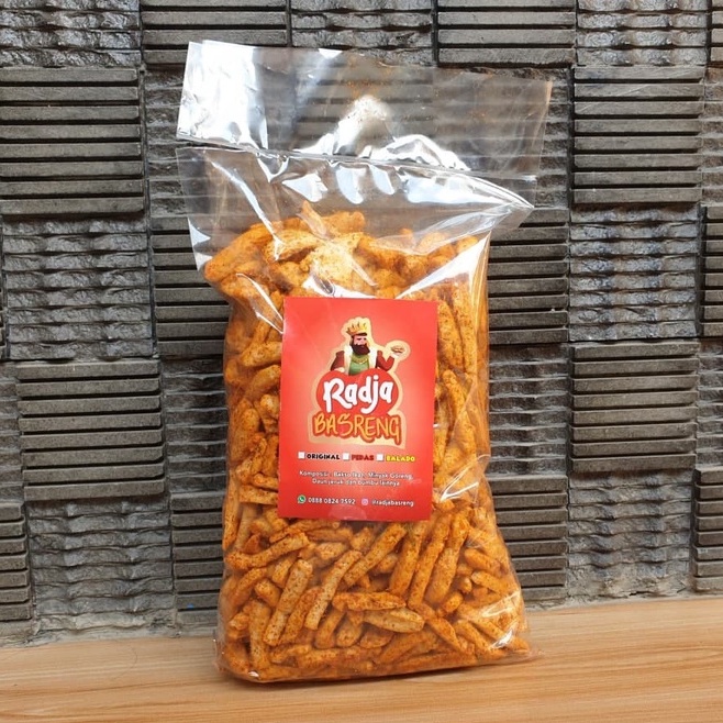 

Radja Stik Basreng Baso Goreng 500 Gram Pedas Original Asin Dengan Daun Jeruk