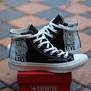 BEST SELLER SEPATU  CONVERSE  70S  HIGH LOVE FEARSSLY BLACK 