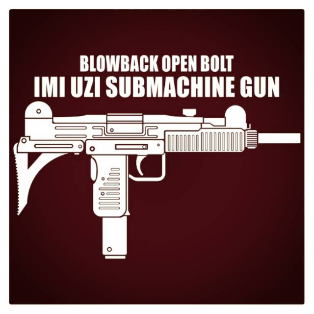 Uzi Cutting Sticker