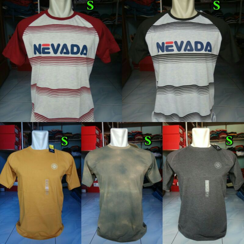 Kaos nevada cowok branded matahari original Size S