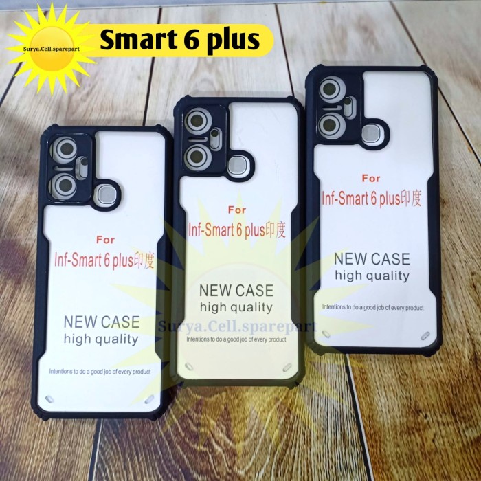 Case Infinix Smart 6 Plus - Softcase Shockproof Smart 6 Plus - SC