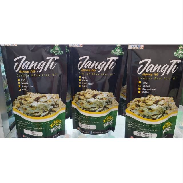 

Jagung titi khas Alor drngan 4 varian rasa