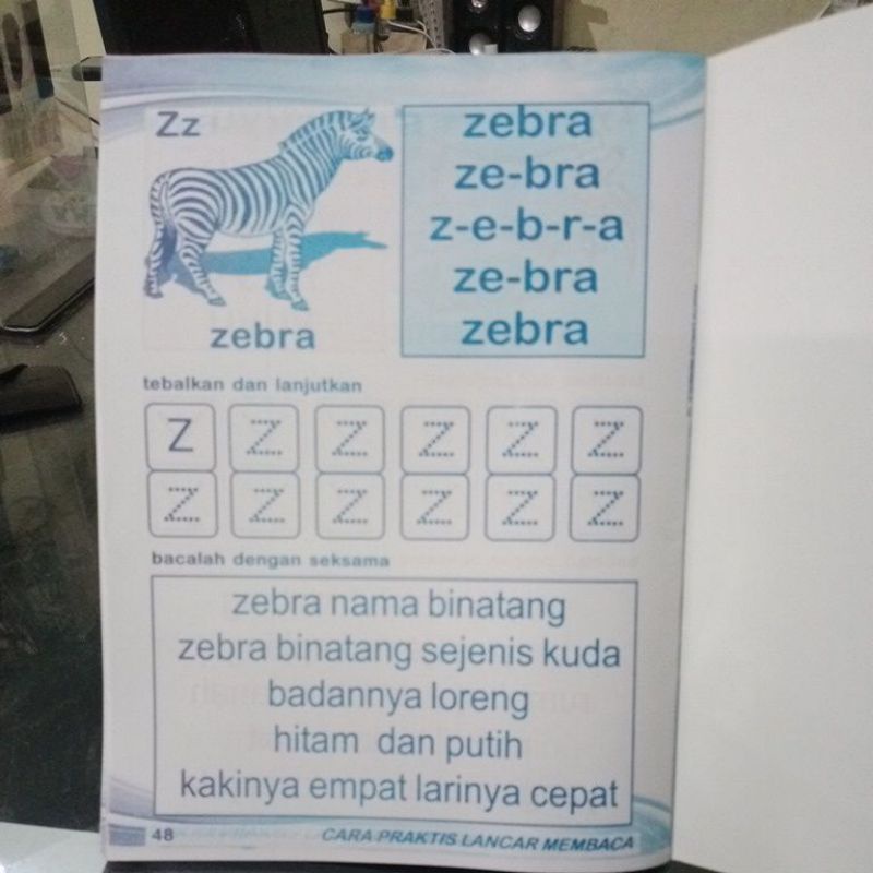 Buku Cara Praktis Lancar Membaca (21×29cm)