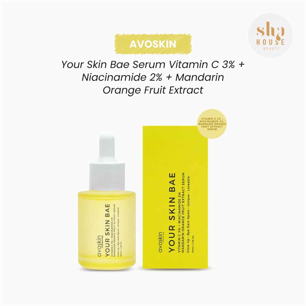 Jual AVOSKIN Your Skin Bae Vitamin C 3% + Niacinamide 2% + Mandarin ...