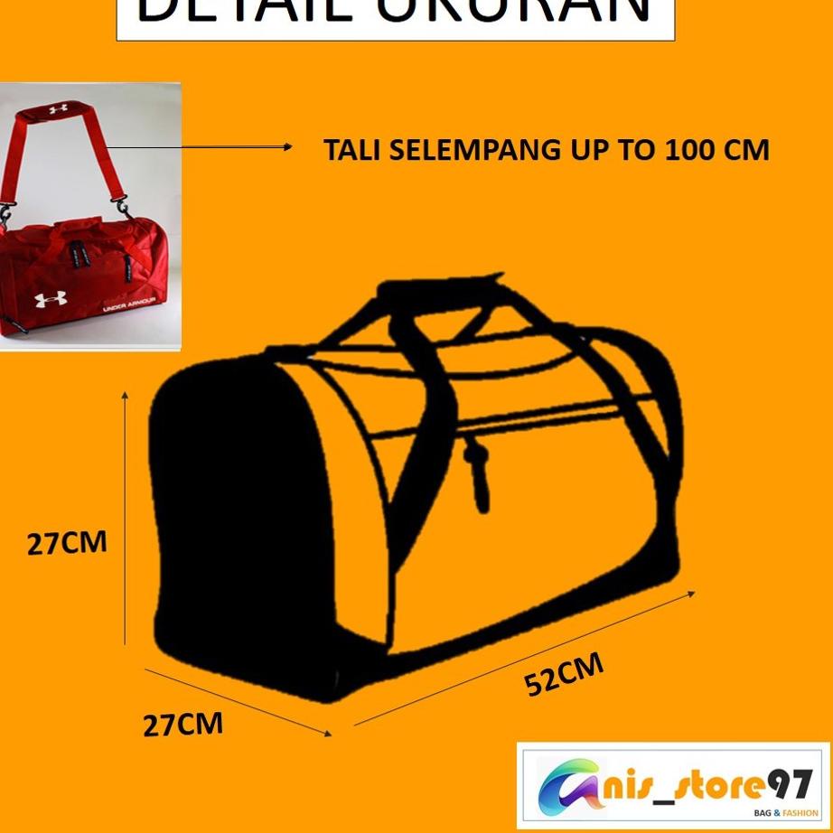 ➻ Tas Travel Bag Olahraga Pria Wanita Gym Outdoor Mudik Pakaian Jinjing Pulkam Besar Jumbo Kuat Mura