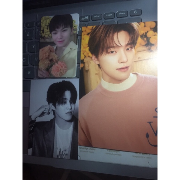 PHOTOCARD PC YOUR CHOICE WOOZI SCOUPS DINO ONE SIDE VER