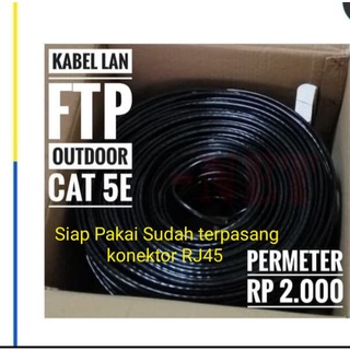 Kabel LAN Cat5e STP FTP Outdoor meteran