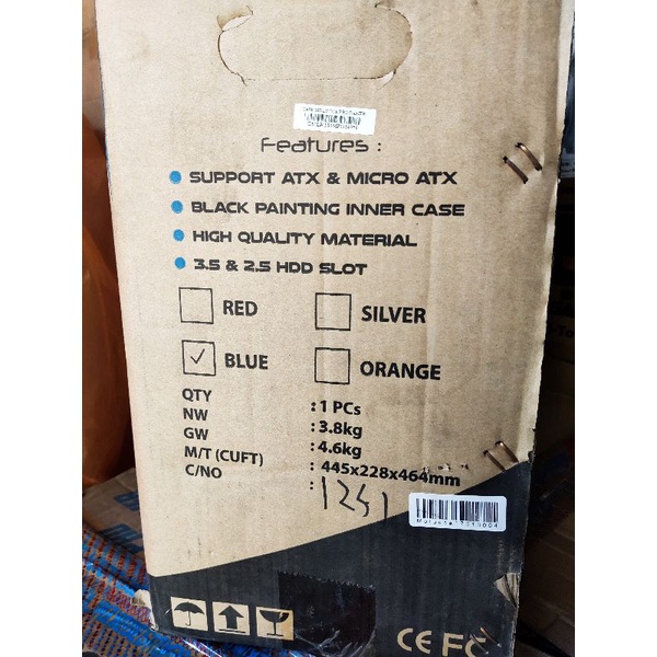 Casing Molucca Pro gamer New Bergaransi  includ PSU 450w