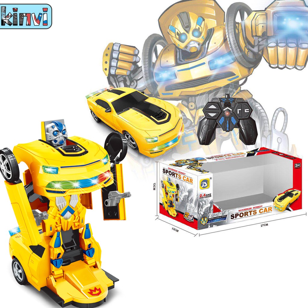 Mainan Mobil Transformer Deformasi Robot dengan Lampu Mainan Mobil Transformer Deformasi Robot dengan Lampu