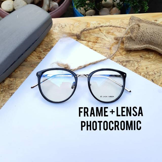 PAKET FRAME + LENSA PHOTOCROMIC | KACAMATA MINUS | KACAMATA ANTI RADIASI | 221