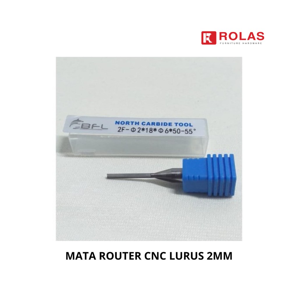 MATA ROUTER 2MM / LURUS / MERK BFL/ MATA ROUTER CNC