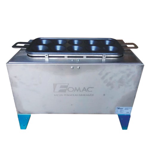 Mesin sosis telur gas / gas sostel 10 Lubang ERM-GQ10