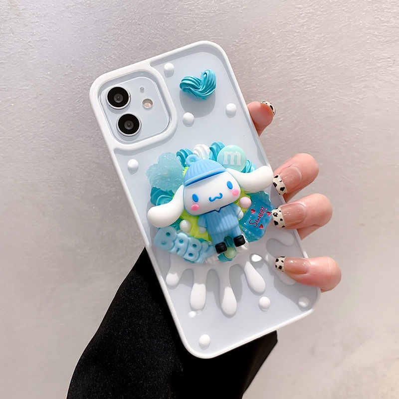 tanah liat manis Pola Casing Ponsel IPhone 12 13 11 Pro Max X Xs Max Xr 7 8 Plus Soft Case Ygs1