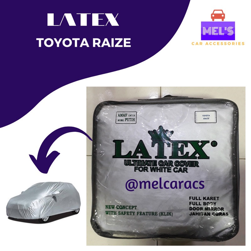 Cover Mobil / Body Cover Latex Toyota Raize