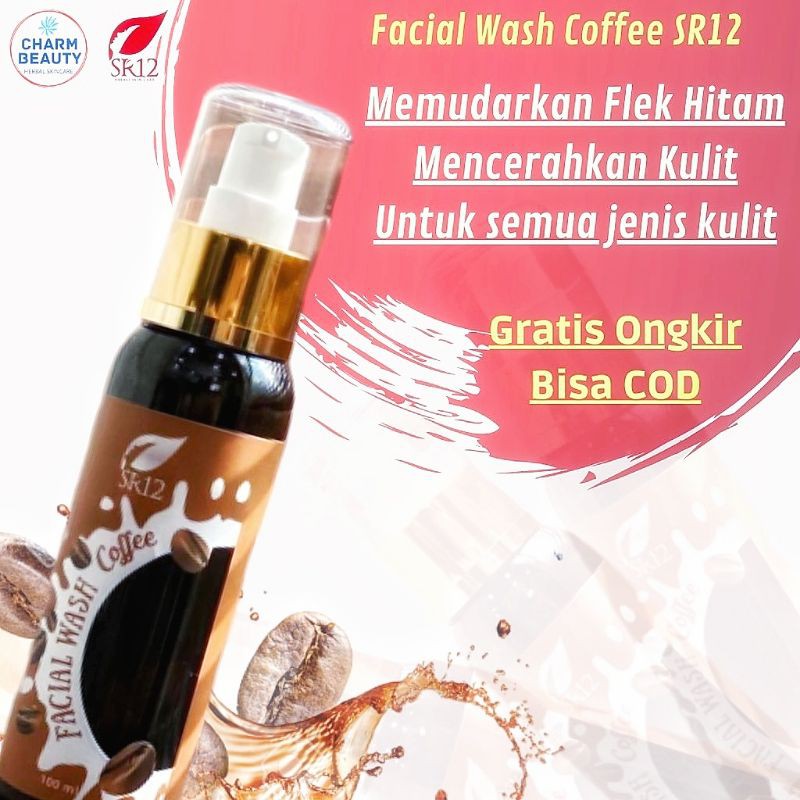 Facial Wash Penghilang Bekas Jerawat Facial Wash Coffee SR12 Cleansing Oil Sabun Muka Glowing