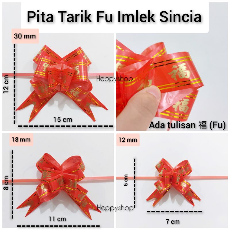 

Pita Tarik Fu Imlek Sincia, Pita Serut Fuk Hok Hoki