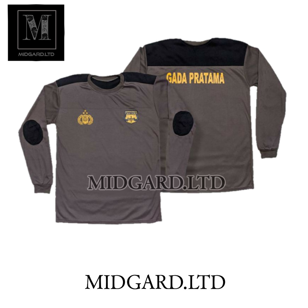 Kaos Satpam Gada Pratama Lengan Panjang Termurah