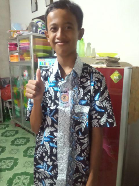 Batik Couple Keluarga Rnb Pramesti Lilit,bahan Katun Prada Mix Embos