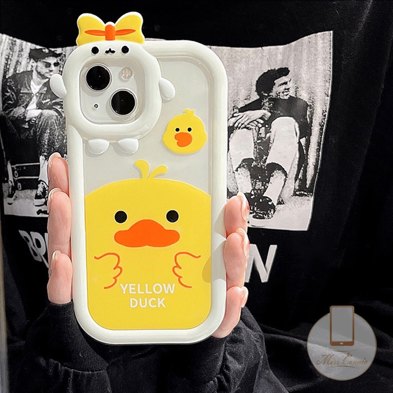 Soft Case Desain Kartun Monster Bebek 3D Untuk OPPO A17 A55 A54 A15s A16 A15 A57 A77 Reno 7 5F 4F 5 A96 A76 A95 A7 A5s A12 A53 A9 A5 A16E A3s A52 A3N