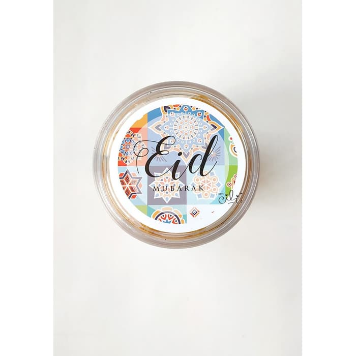 

(SIF038)stiker bulat toples kue kering tema lebaran [isi 32 stiker] - GROSIR - PROMO - Bisa COD -
