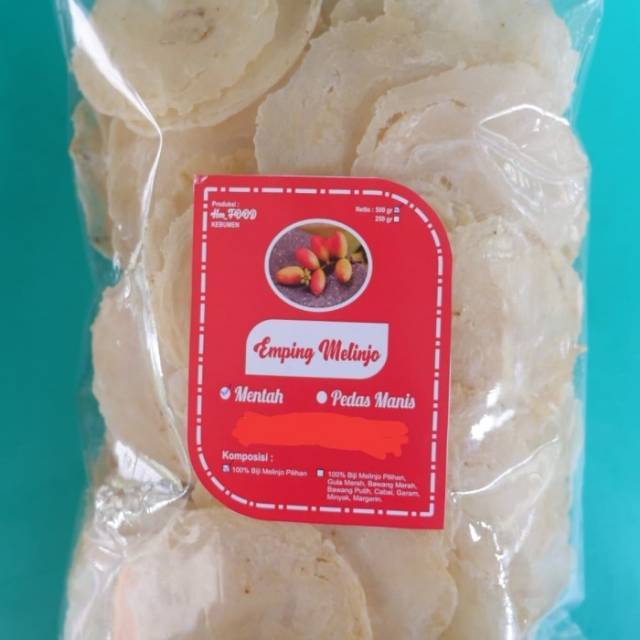 

Emping Melinjo mentah Tanpa pengawet