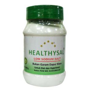 Healthysal Low Sodium 300gr Salt Garam Diet Untuk Penyakit Stroke Diabetes 300 gram Healthy Sal Lowsodium