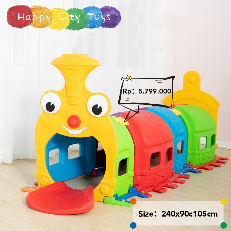 HappyCity Office Caterpillar Terowongan Rumah-rumahan Cm PT-1504