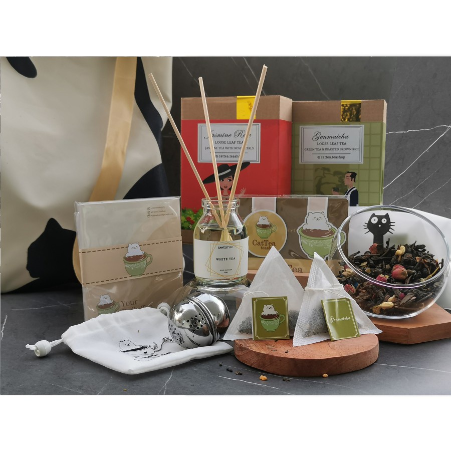 

Hampers parsel kado - Graduation Lebaran Natal CNY Birthday reed tea