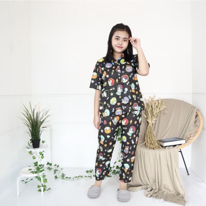 Piyama BTS Size 18 Untuk ABG Tanggung | Baju Tidur Anak Remaja
