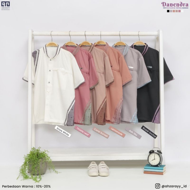 KOKO DANENDRA PENDEK AHZARAYY / KOKO AHZARAYY / KOKO COUPLE / BAHAN TOYOBO / KOKO BAPAK ANAK