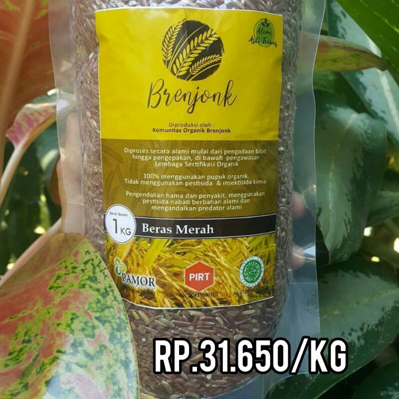 

Beras Merah Organik "Brenjonk