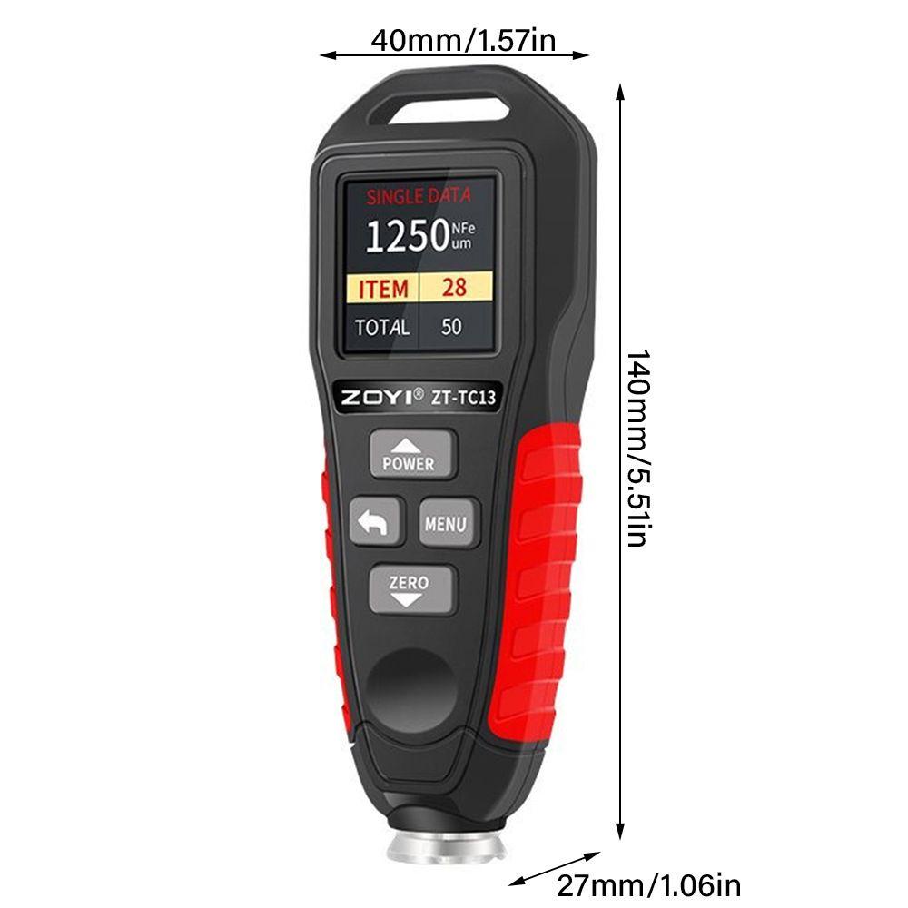 Preva Coating Thickness Gauge Mudah Digunakan High Quality LCD Display Automoblie Alat Ukur Suku Cadang &amp; Aksesoris Mobil Pengukur Ketebalan Tester