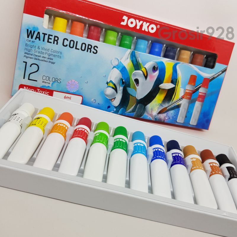 

ghg Water Colors / Cat Air Joyko 12 warna