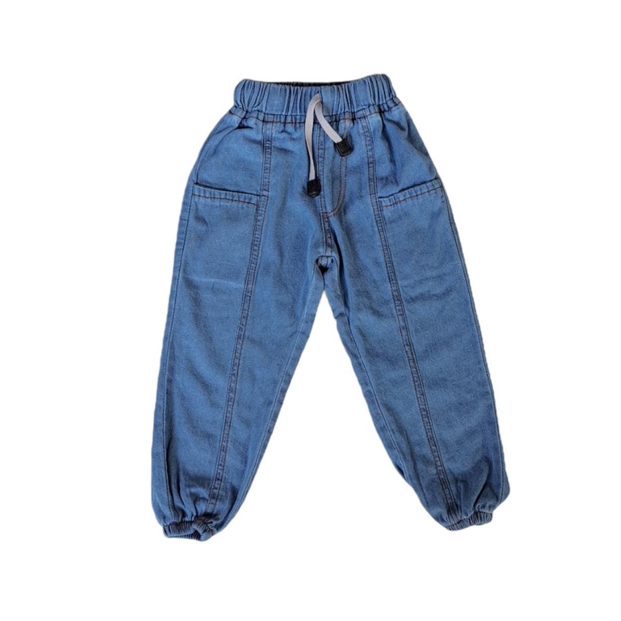 (capung kidswear) Celana Panjang Jogger Jeans Anak 1-6 tahun