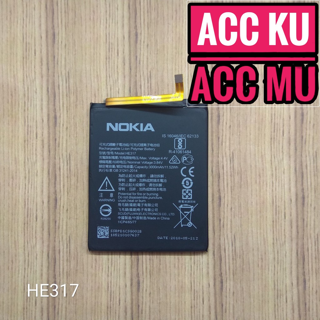 BATRE BATTERY BATERAI NOKIA 6 HE316 HE317 ORIGINAL