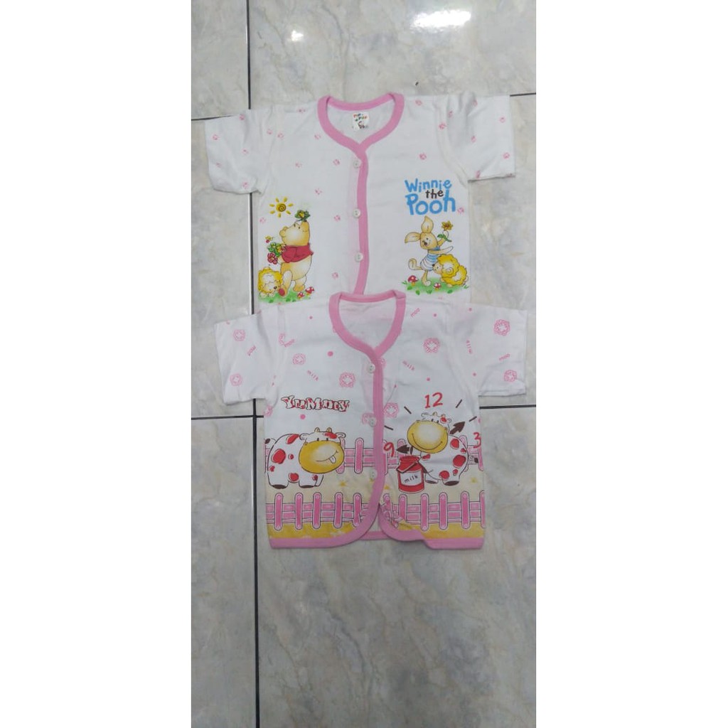 Baju bayi PIP POP atasan lengan pendek